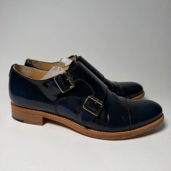 The Office of Angela Scott Mr. Colin Double Monk Strap Shoe - sz 36.5